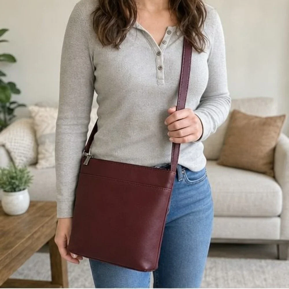 Stone Faux Leather Bag